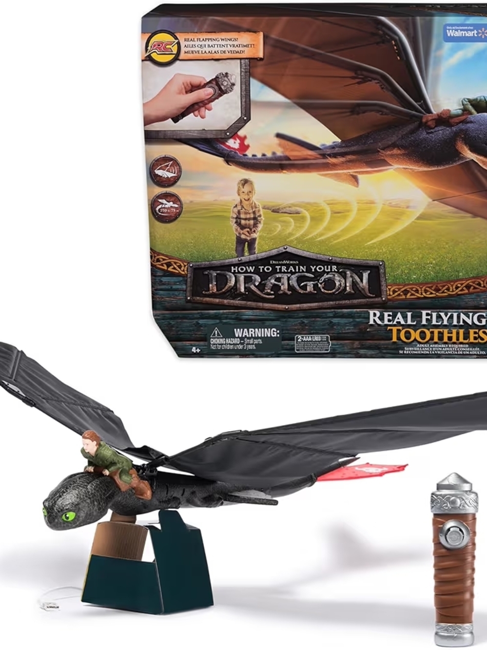 DreamWorks - How to Train Your Dragon - Toothless Flying Figure 76cm - Realistic
